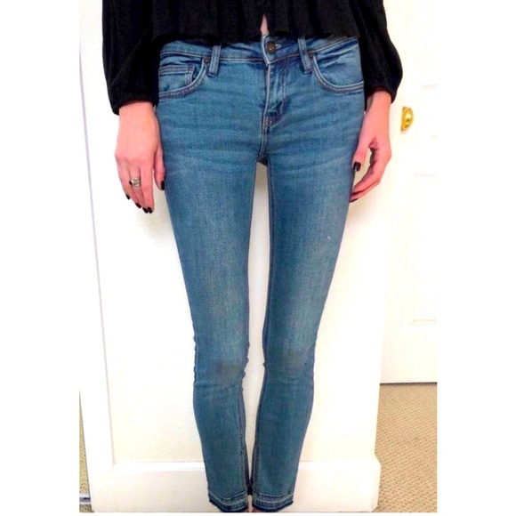 Free People Emmy Split Skinny Jean - Picture 1 of 3